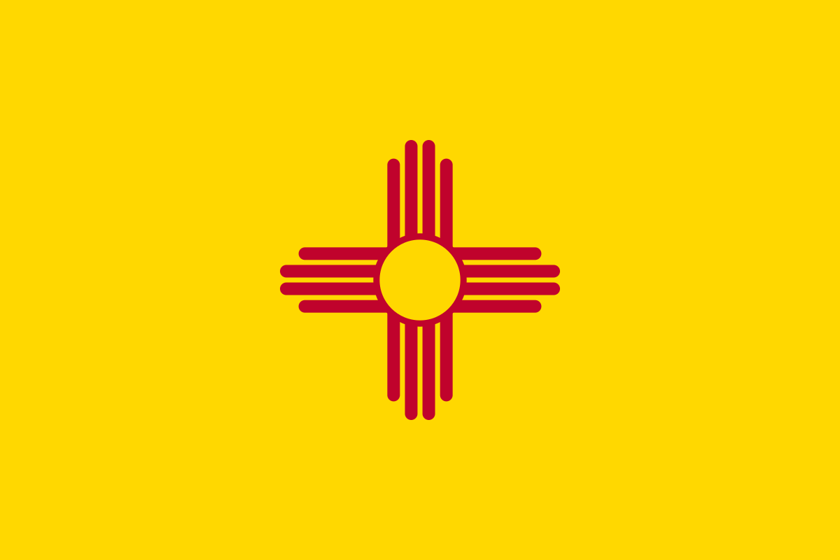 State flag for New Mexico